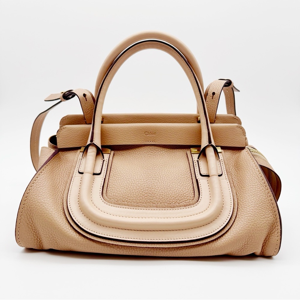 Blush Nude Chloe Everston Satchel Purse